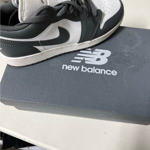 Nike Kids Sneakers in Dark Gray and White